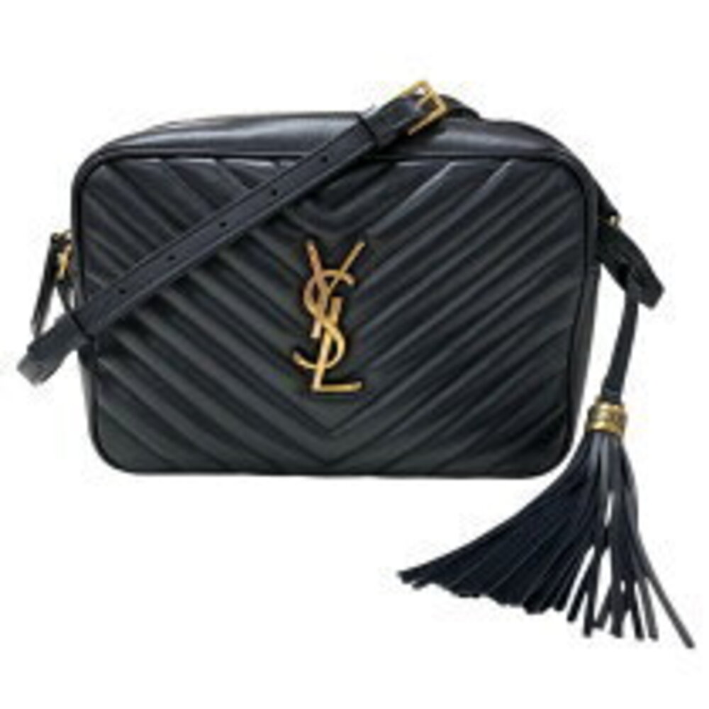 Saint Laurent Lou Camera Bag Navy Blue Leather Shoulder